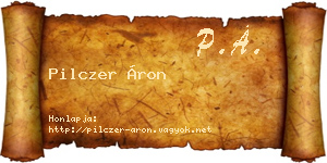 Pilczer Áron névjegykártya